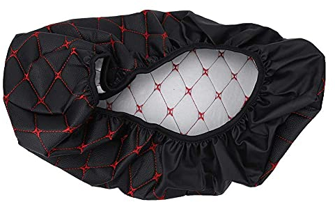 Alomejor Motorrad Sitzbezug Leder Kissen Pad Protector für Motorrad wasserdicht Regen Staub UV Proof Cover(XL)