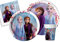 Ciao Kit Vaisselle de Fête Disney Frozen II pour 24 personnes (112 pcs: 24 assiettes Ø23cm, 24 assiettes Ø20cm, 24 gobelets 200ml, 40 serviettes 33x33cm)