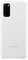Samsung Silicone Smartphone Cover EF-PG980 für Galaxy S20 | S20 5G Handy-Hülle, Silikon, Schutz Case, stoßfest, dünn und griffig, weiß