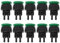 Samfox Anschluss, Hose Garden Schnellanschluss Landwirtschaft Bewässerungsarmaturen G1/2 G3/4 bis 4/7 10St