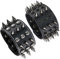 Manfnee Spike Rivet Nieten Armband Leder Punk Gothic Biker Breite Manschette Gürtel Armband Armreif