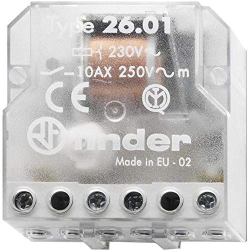 RELE' 12V AD IMPULSI INTERRUTTORE FINDER TYPE 26.01.8.012