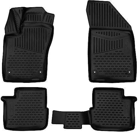 Walser Tappetini in Gomma per Auto XTR su Misura Compatibile con Fiat Tipo tacca di Ritorno (356) 2015- Oggi, Tappetini Auto Antiscivolo