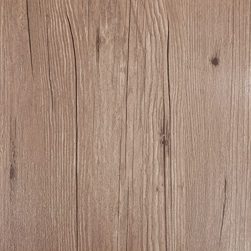 Decomeister Selbstklebende Bodenfliesen Kunststoff Fliesen Vinyl-Fliesen Klebefliesen Dekorfliesen mit Kleber Bodenbelag 10m² – 110 Stück á 30,5 x 30,5 cm Dunkle Eiche Holzoptik Dark Oak