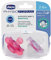 Chicco PhysioForma Ciuccio in Silicone 2-6 mesi, 2 Pezzi, Set Gommottini 2-6 Mesi, Rosa