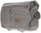 Christian Wippermann Umhängetasche Laptop 17 Zoll - Großes Messenger Bag Herren - Canvas Material - Verstellbarer Riemen - Mehrere Fächer vorne/hinten - Büro/Arbeit Tasche Herren ca. 35x30x13 cm Grau
