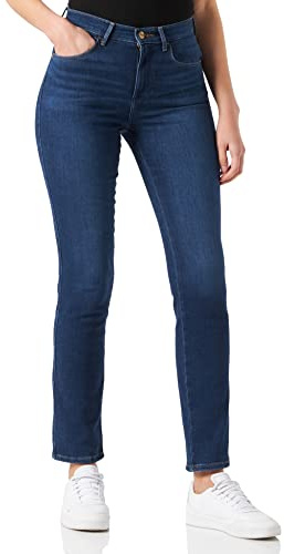 Wrangler Slim Authentic Love Jeans, Azul (Auténtico Amor), 28W x 32L para Mujer