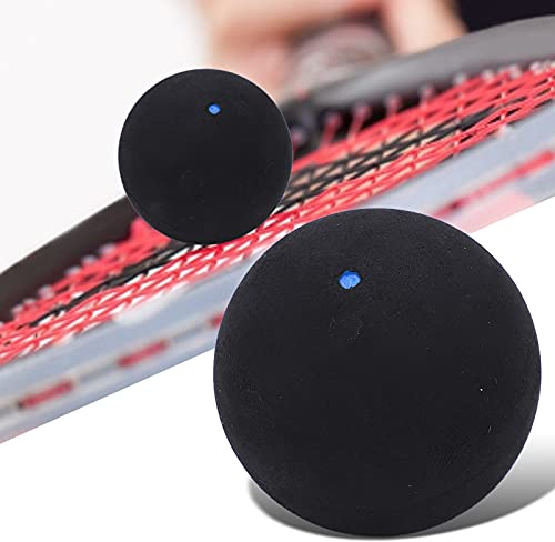 BigKing Squashball, 37 mm Single Dot Squashbälle Gummi-Squashschlägerbälle für Anfänger-Wettkampftraining für Anfänger zum Training für Wettkämpfe(Blau)