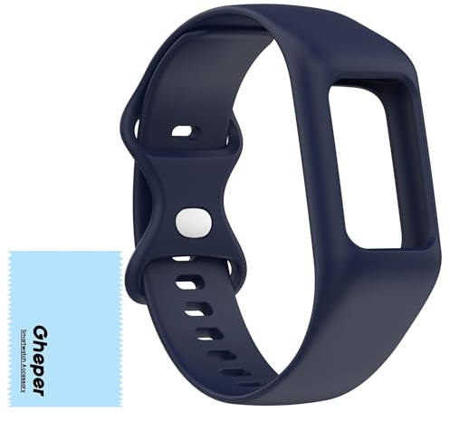 Gheper Weich Uhrenarmband Kompatibel mit Fitbit Charge 6, Charge 5, Charge 4, Charge 3/3SE Silikon Armband Allround Schutzband Ersatzband