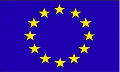 Generisch Europa EU Aufkleber Sticker 12x8 cm Vinyl Minimalistisch Indoor Wand Glas, Kunststoff, Metall, Holz
