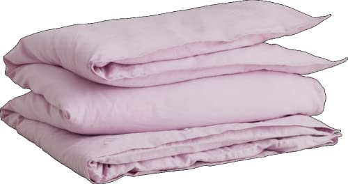 GANT Baumwoll-Leinen Bettdeckenbezug einzeln Farbe Soothing Lilac Größe 135x200