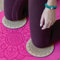 DIVASYA Yoga-Knie-Pads: Kork-Knie-Polster (20cm), dämpfender Naturkautschuk & rutschfeste Kork-Oberfläche. Auch für Ellbogen/Handgelenke/Kopfstand. Yoga-Kissen, Knieschoner Yantra Wheel