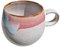 PintoCer - Tazza con manico, in ceramica di gres, ideale per caffè, latte, tè e cioccolato, adatta per lavastoviglie e forno a microonde