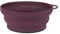 Lifeventure Silicon Ellipse Collapsible and Portable Bowl for Camping, Travel & Outdoor, Deep Purple