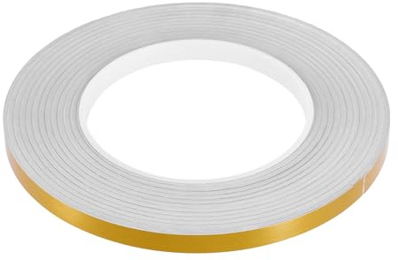 X AUTOHAUX Strisce decorative impermeabili da 0,8 cm di larghezza, 50 m, nastro adesivo riflettente per auto e moto