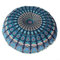 Oniissy Geometrischer Kissenbezug, 43 x 43 cm, runder Kissenbezug, Mandala-Bodenkissen, Bodenkissen, Bohème-Meditationskissen, Ottomanen-Bezug, Pouf, handgefertigt (Kissen nicht im Lieferumfang
