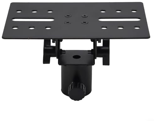 Gbtdoface Metal Internal Speaker Top Hat,Rotatable 35Mm Metal Mount Tripod Pole DJ Speaker Stand Adapter Top Cap