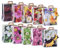 Laro Mini Premium Geschenktüten 10-100 Stk Mini Glitter, Anzahl:40, Muster Tüten:Mini Blumen