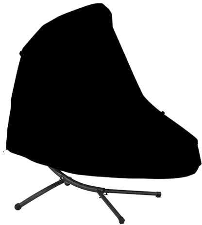 BommFu Housse De Chaise Longue Suspendue | Housse De Protection pour Chaise Suspendue, Imperméable Tissu Oxford 420D, Robuste, pour Auvent Extérieur, Mperméable, Anti-UV