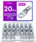 20 Stück Rohrkabelschuh 25mm2 M8 Kabelschuhe Set, ANVINKU Rohrkabelschuhe Set für Kfz Batteriekabel Set, Kabelschuh Sortiment, SC Rohrkabelschuh Set, 25mm² Kabelschuhe für Auto Motorräder Boote