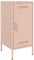 vidaXL Credenza Rosa 36x39x79 cm in Acciaio Laminato a Freddo, credenza con anta, mobile da soggiorno, mobile portaoggetti, credenza da cucina