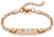 Bracelet Personnalisé Avec Nom de Bébé, Plaqué or 18 Carats, Bracelet de Protection D'identité, Cadeau de Baptême, de Nouveau-né, D'anniversaire Pour Tout-petits, Filles et Garçons(Or Rose)