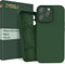 EYDELE Quadruple Protection for iPhone 14 Pro Max - Hardcase | Microfiber Lining | Silicone Coating & Anti Fingerprints - Shockproof Case in Fir green