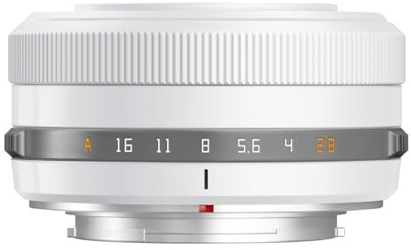 TTARTISAN 27mm F2.8 Auto Focus APS-C Camera Lens Metal Light Weight Portable Camera Lens Support Eyes Tracking for Fuji X Mount (White)