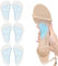 FDEETY 3 Paia Supporto Arco Plantare Solette Ortopediche Plantare Soletta Scarpe Donna Solette in Gel Plantare Piede Cavo Soletta Scarpe Uomo Plantare Per Fascite(Blu)