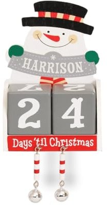 Personalised Christmas Advent Block Calendar (Harrison)