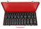 CROWNSHOP 35 Piece Impact Sockets Set 1/2 Drive Impact Socket Set PointSocket Tool Drive Impact Socket Kit Deep 6-Point Sockets for Spindle Axle Nuts and DIY Workshop (8-32mm)