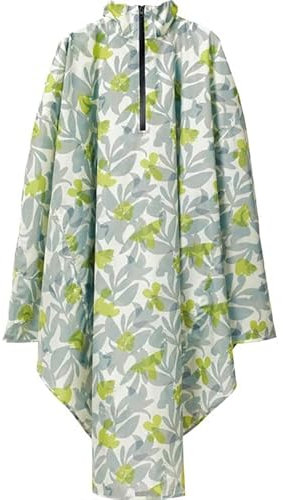 Bicycle Rain Poncho Botanical Garden – R001 Waterproof, Reflective, Adjustable Hood, Compact & Lightweight Cycling Rain Poncho Bike Hooded Raincoat Rain Cape