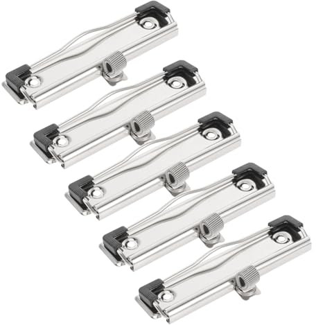 SHINEOFI 5 Pièces Lot De Pinces à Presse-papiers En Métal Pour Fournitures De Bureau Et Organisation