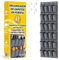 Organizador de Zapatos Colgante para Puerta con 24 Bolsillos, Zapatero Plegable Ahorra Espacio, Almacenamiento Vertical para Dormitorio, Armario, Baño o Recibidor – Gris (45x55 cm) - 1 Unidad