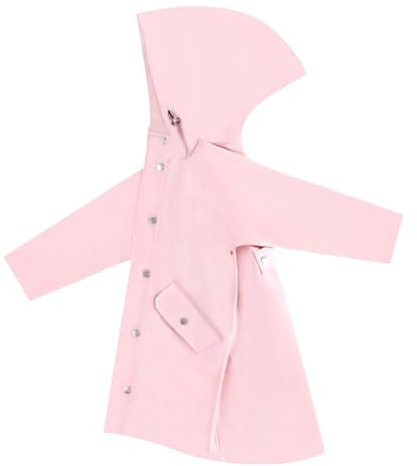 Generisch Impermeabile Bambini 92 Ragazzi Impermeabile Impermeabile Bambini Ragazze e Ragazzi Leggera Impermeabile con Cappuccio Foderato Lungo Giacca A Vento Maglione Natale Felpa