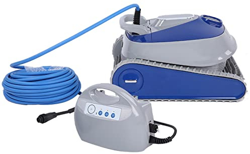 Kikumi Robot Aspirateur de Piscine Automatique, Nettoyeur de Piscine, Câble de 18M, Robot sous-Marin Intelligent