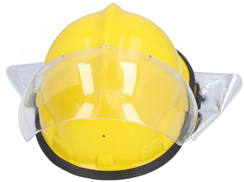 Generic Casco Antincendio Regolabile con Visiera Resistente Al Calore Resistenza Agli Urti Protezione Completa della Testa per Elmetto di Salvataggio, Adatto per Lavoratori Dell'industria Mineraria