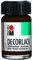 Marabu 11300039045 - Decorlack Acryl Dunkelbraun 045, 15 ml, hochglänzender Acryllack auf Wasserbasis, wetterfest, speichelfest, zum Malen, Schablonieren und für Serviettentechnik