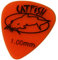 Catfish Texacs Plektrum / 12er Set / 1.00 mm Nylon / matt & griffig / rot