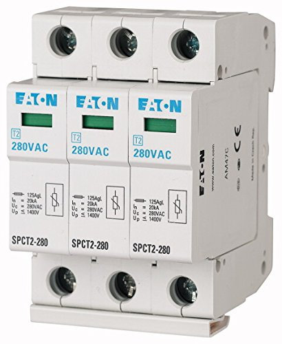 Eaton 167615 Parafoudre enfichable, 3P, 580 Vac, 3 x 20ka