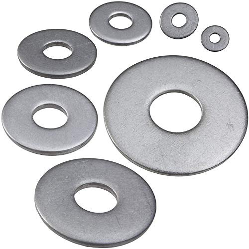 50 Stück M4 (4,3 mm) Unterlegscheiben DIN 9021 Edelstahl A4 V4A VA Beilagscheiben