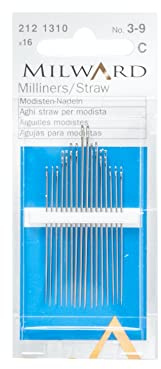Straw/Milliners Hand Sewing Needles, Nos.3-9