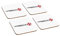 Mugmart Untersetzer Resident Evil Umbrella Corporation, Holz, 4-teilig