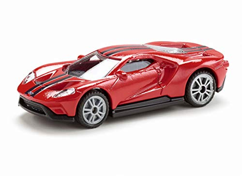 siku 1526, Ford GT Sportwagen-Klassiker, Metall/Kunststoff, Rot, Kombinierbar mit siku Modellen im gleichen Maßstab