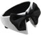 Civsde WJ0G Pet Bowknot, Acrylic: Handgefertigter, Anpassbarer Krawattenknoten für Katzen, Kaninchen, kleine und mittelgroße Hunde, Rot, Schwarz, Herzmuster, für spezielle Anlässe, S, L