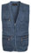 shelikes Mens Multi Pocket Vest Jacket Outdoor Fishing Camping Waistcoat Travelling Hiking Gilet[Blue,