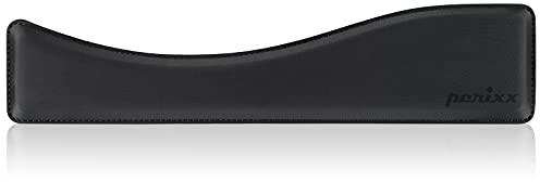 Perixx PERIPRO-512 Ergonomic Keyboard Wrist Rest - Gel Cushion Support - Compatible with Various Ergo Keyboard - Dimension 17.32x3.94x1.30 inches - Black