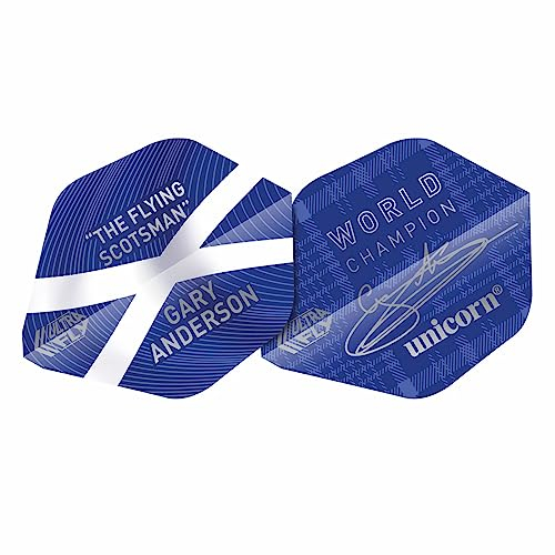 Unicorn Ultrafly.75 Ar1 Blue W/C G.Anderson Ultrafly Dart-Flights, Mehrfarbig, AR Type 1