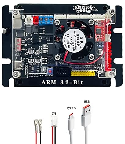 Steuerplatine GRBL1.1 32Bit, 3-Achsen Schrittmotorsteuerung, mit doppelter Y-Achsen-Antriebssteuerplatine, für CNC/Lasergravierer
