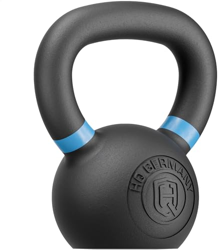 HQ Germany® Powdercoat Kettlebell | Vollguss | 2-32kg | Starter-Sets | ±2,0% Gewichtstoleranz, Gewicht:06KG